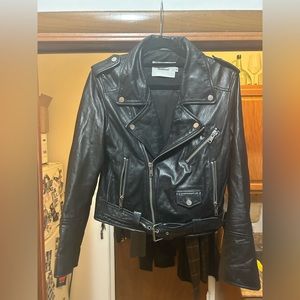 Deadwood recycled leather jacket